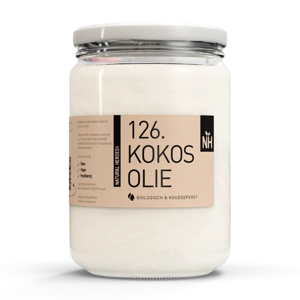 Natural Heroes - Kokosolie Biologisch & koudgeperst 500ml