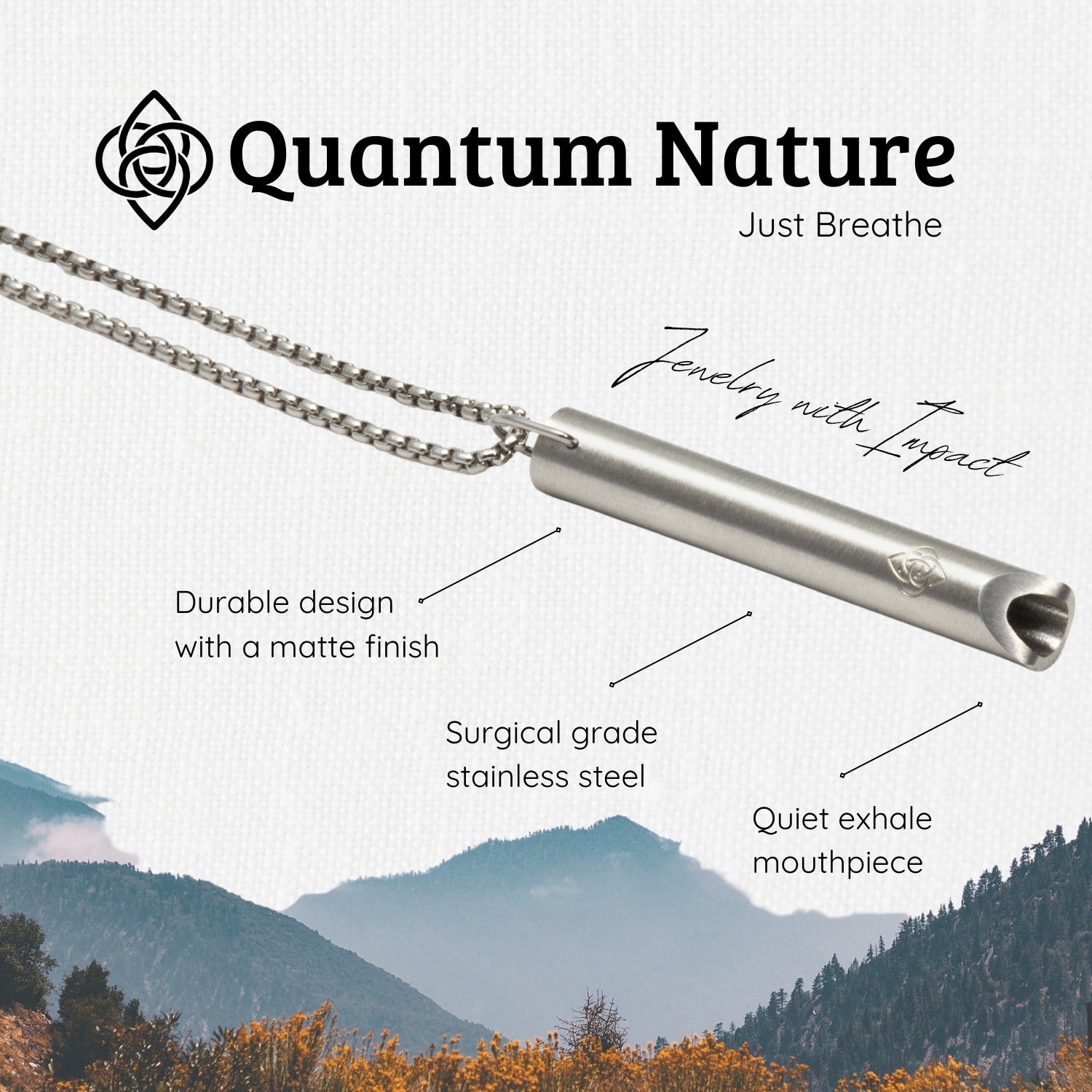 Quantum Nature Breathing Necklace