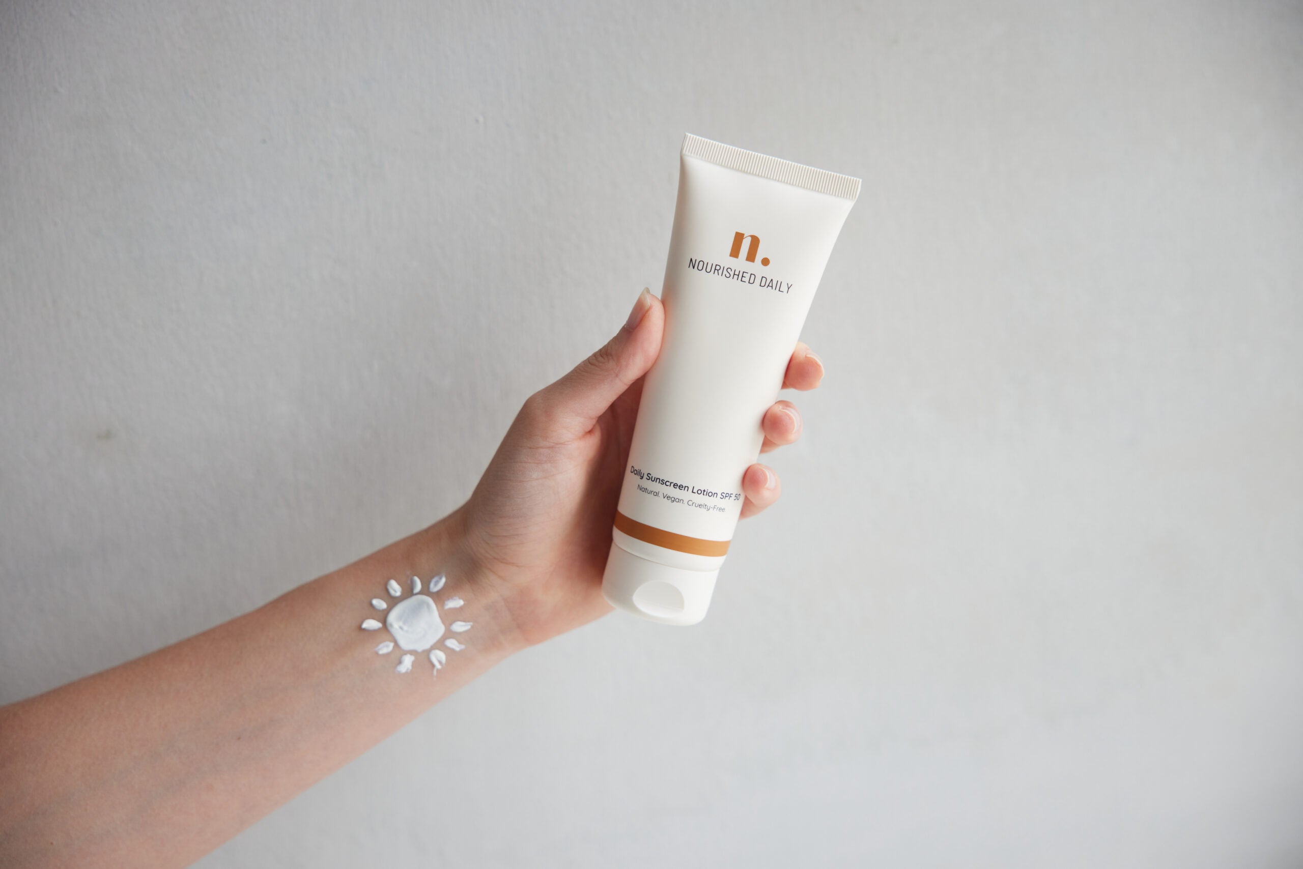 Nourished Daily - Face + Body Sunscreen Lotion SPF50