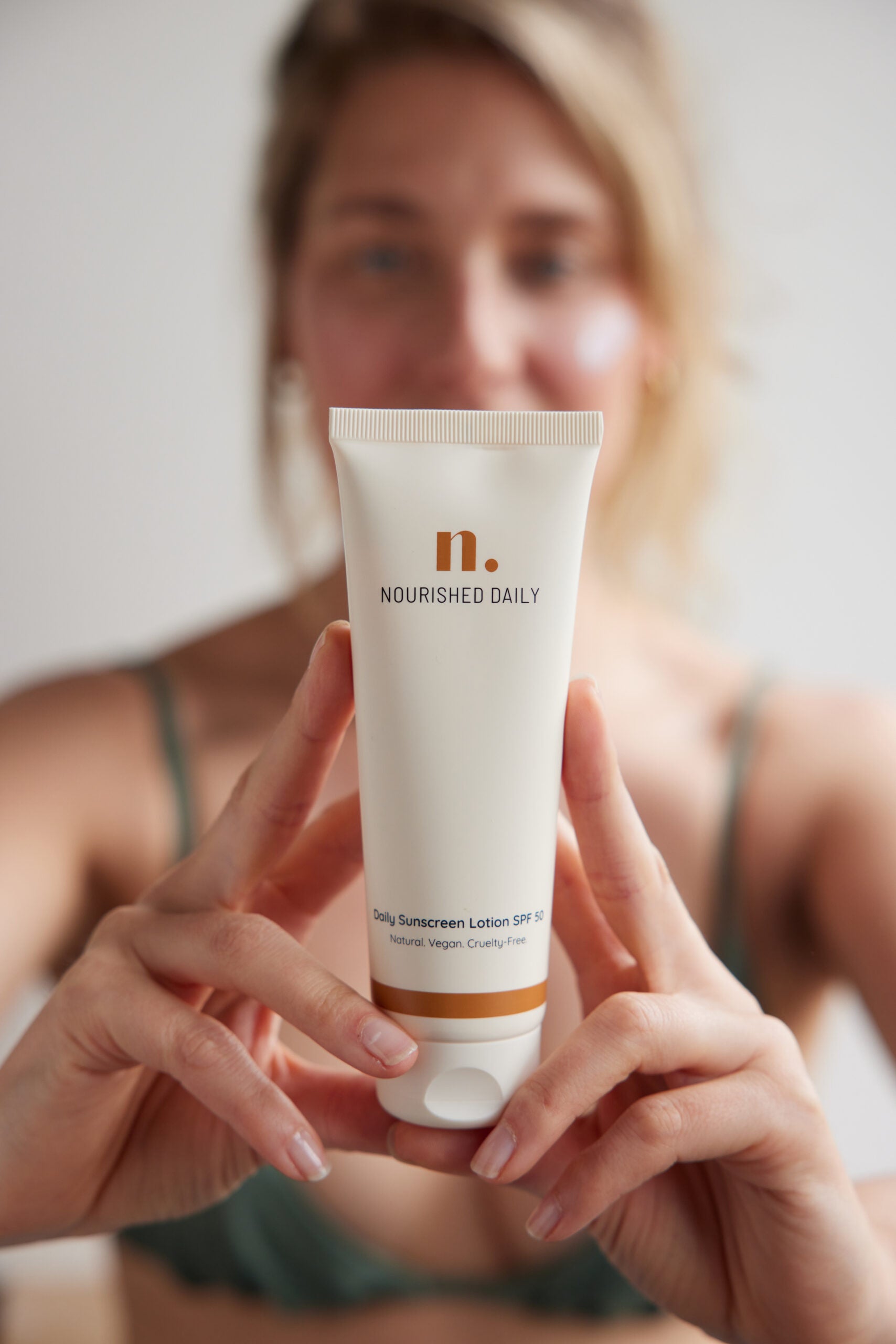 Nourished Daily - Face + Body Sunscreen Lotion SPF50