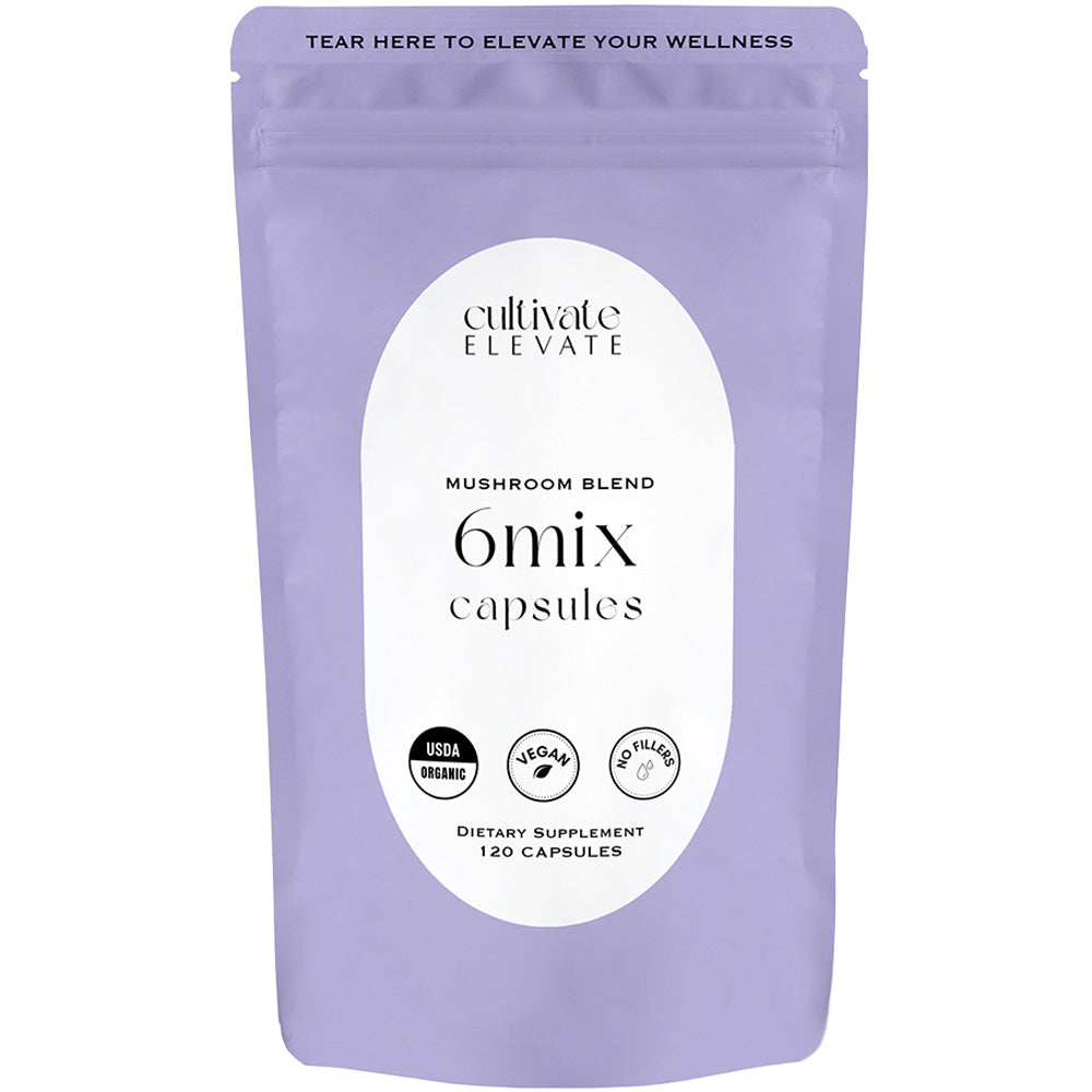 Cultivate Elevate - Organic 6mix Mushroom Capsules