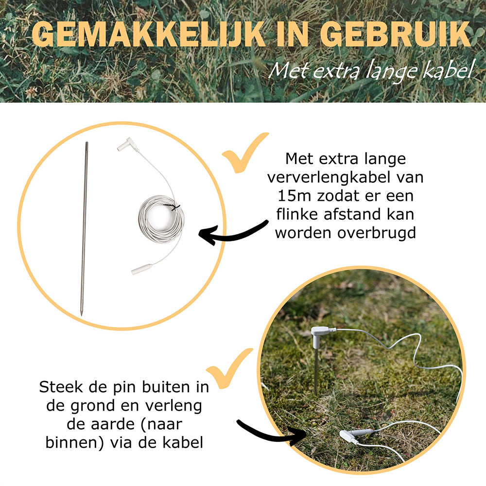 Earthle Earthing Pin (15m kabel)