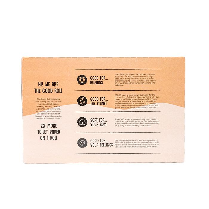 The Good Roll - Bamboo toiletpapier| 6-pack | 300 vellen per rol