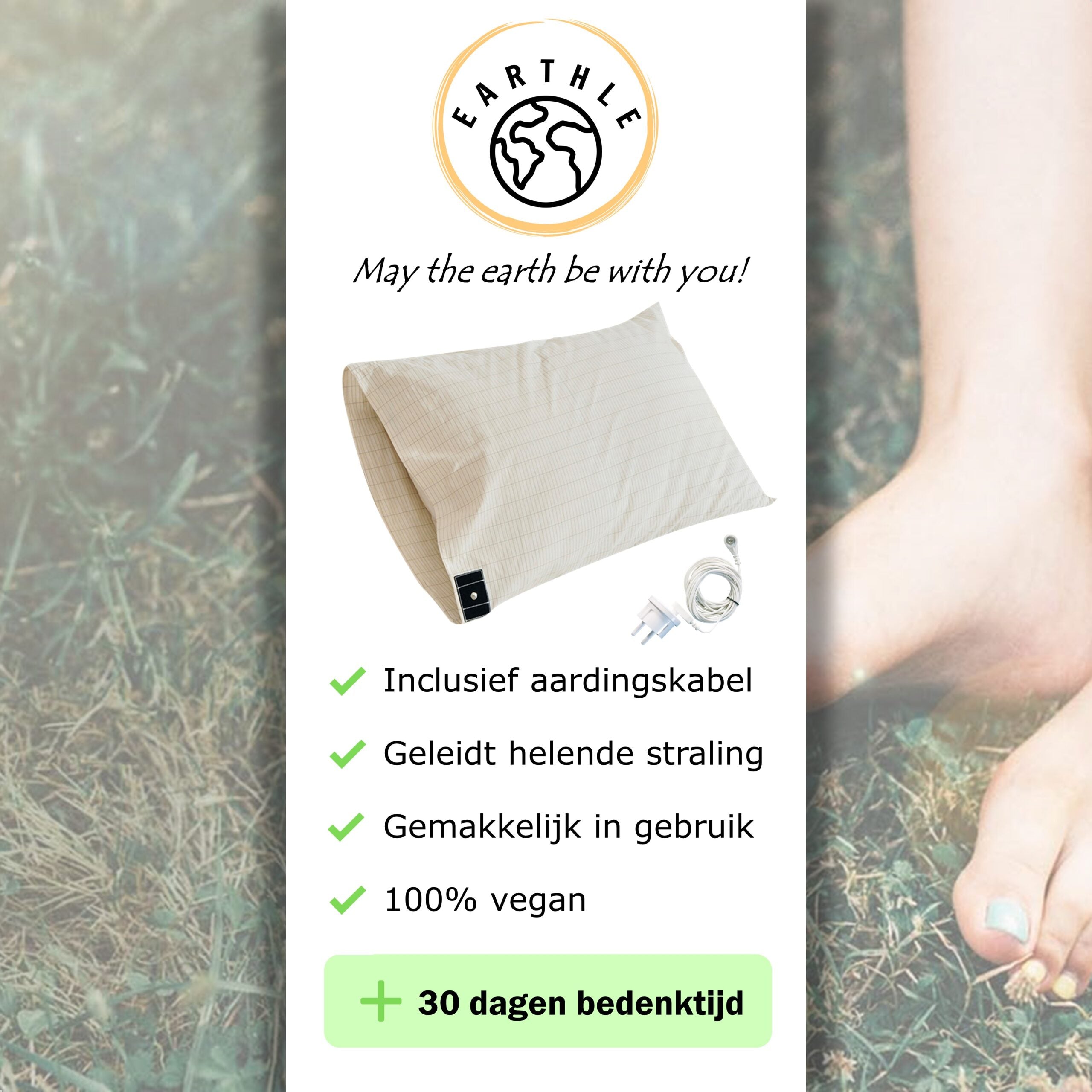 Earthle Earthing Kussensloop (71x51cm)