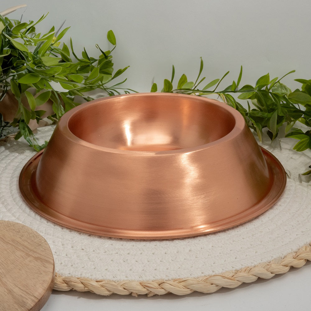 Koperen drinkbak voor hond & kat (275ml)