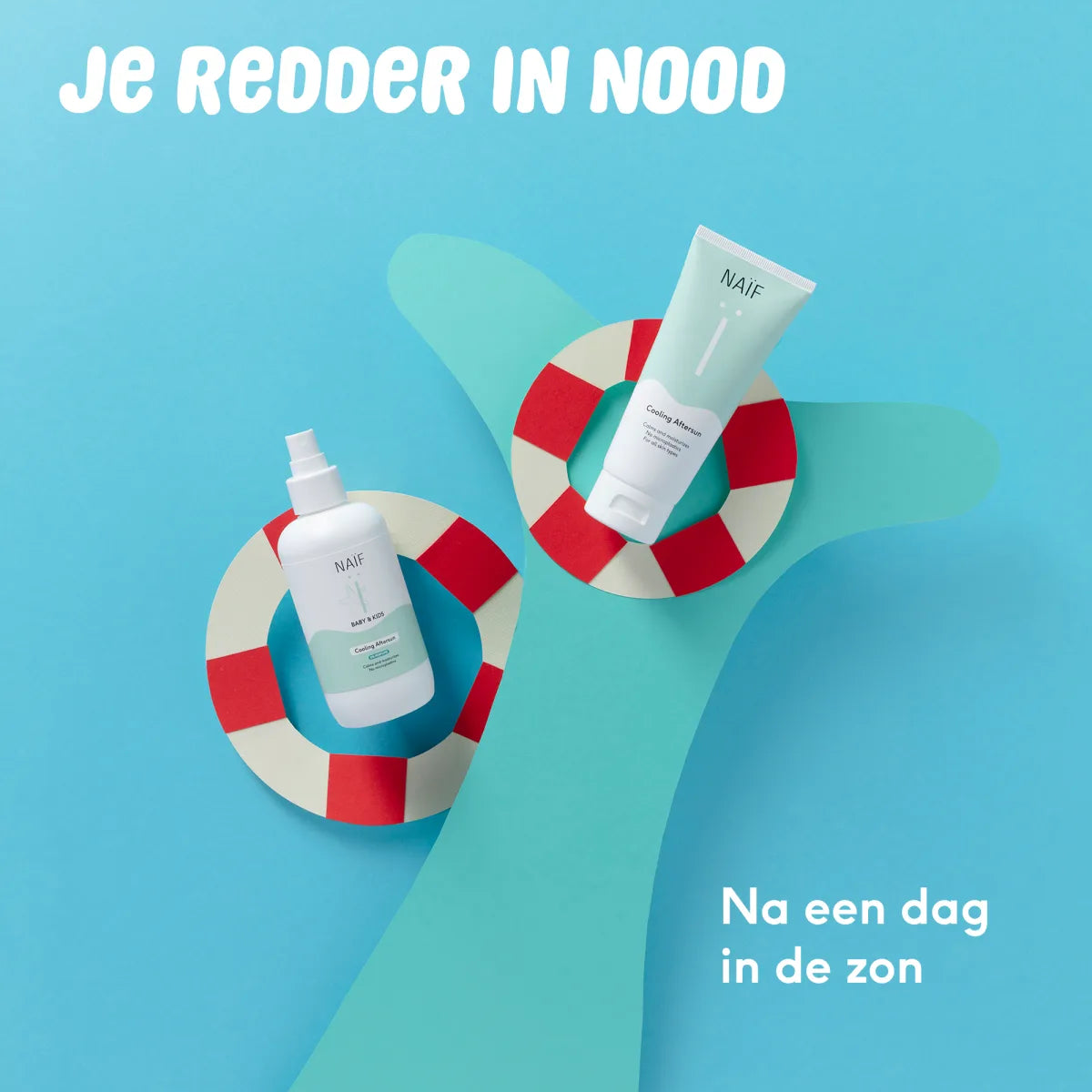 Naïf - Verkoelende After Sun Gel Familie 100ml