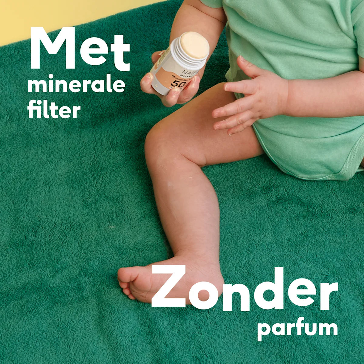 NAIF - Minerale Zonnebrand Stick Baby & Kind SPF50 - Parfumvrij