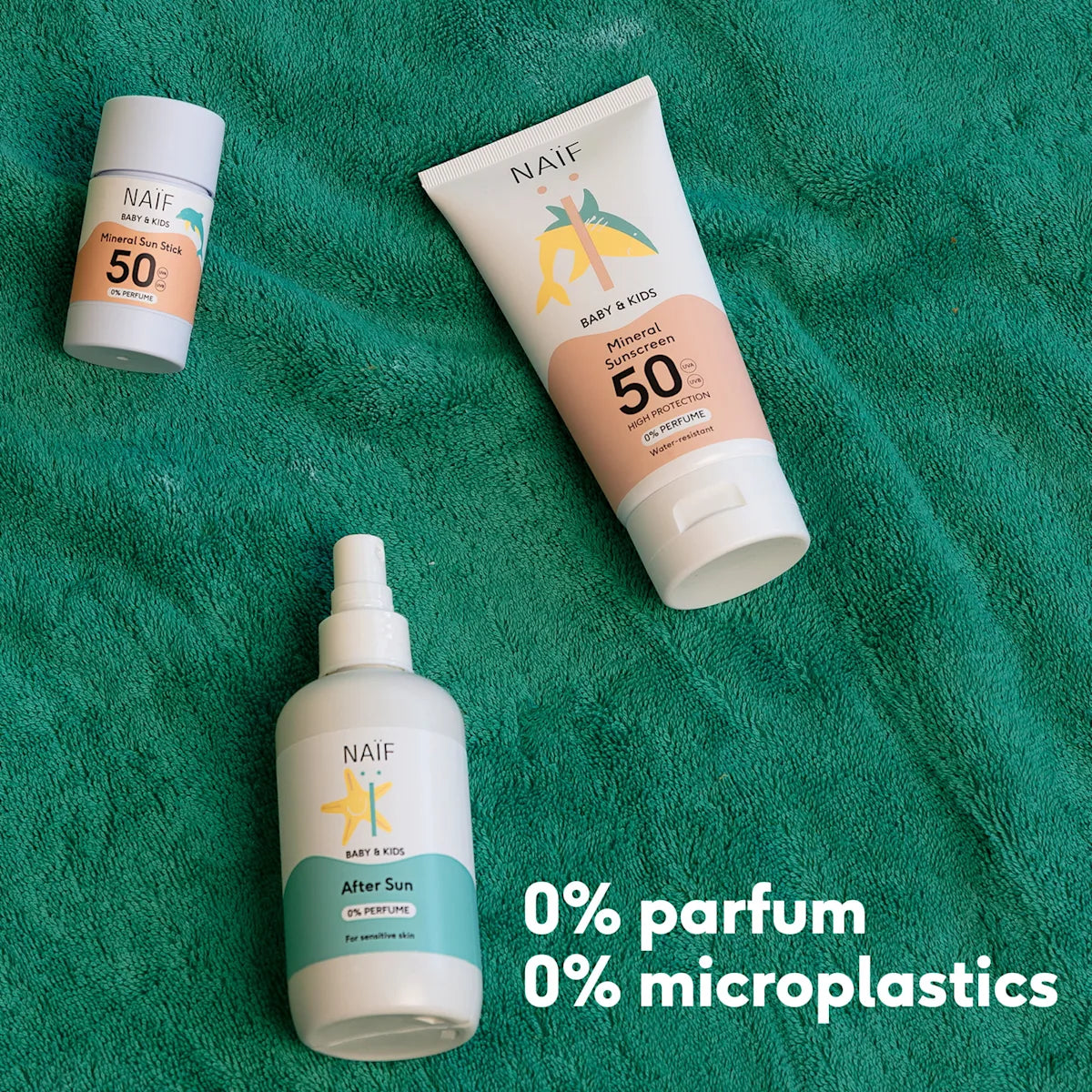 NAIF - Minerale Zonnebrand Stick Baby & Kind SPF50 - Parfumvrij