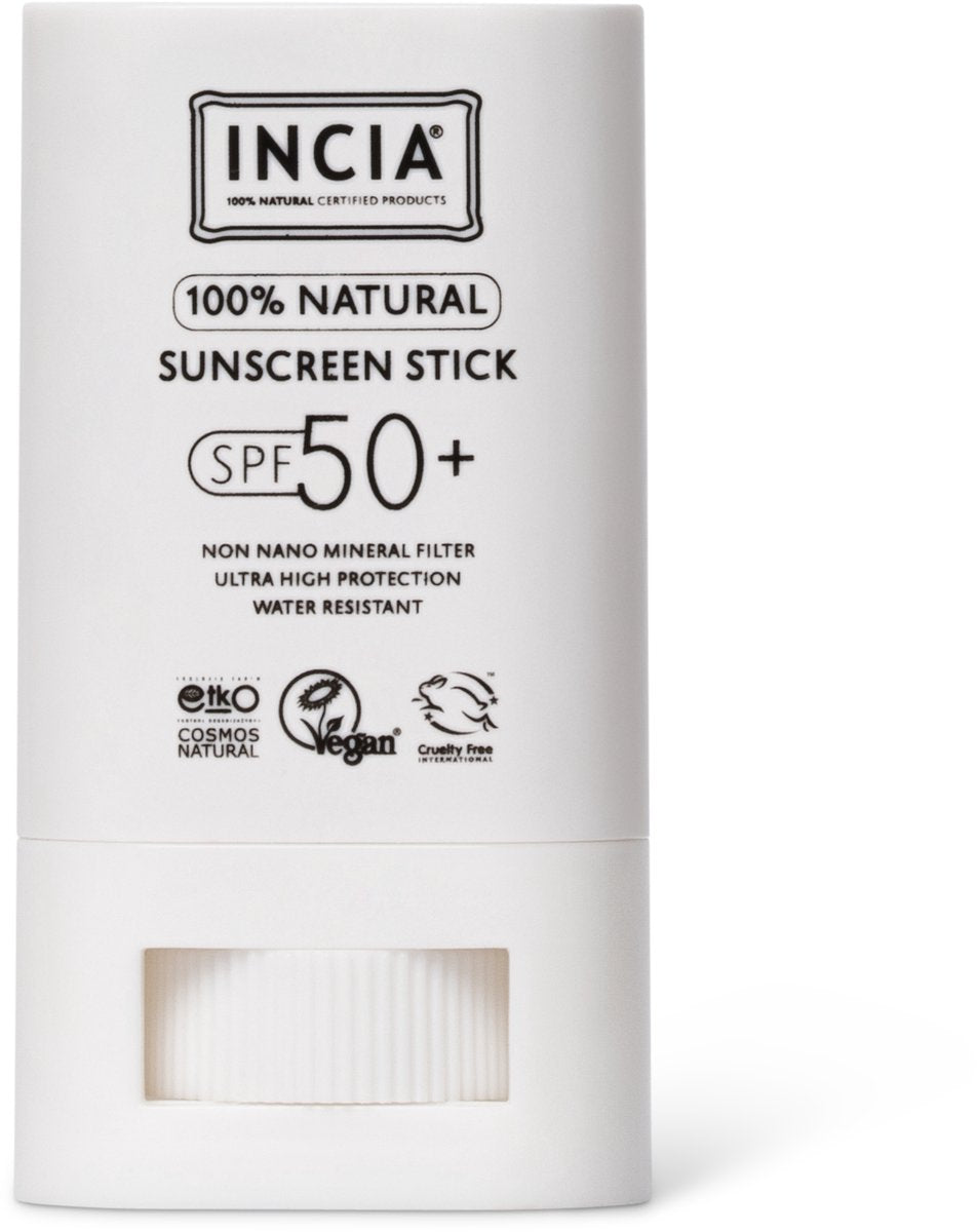 INCIA- Zonnebrandstick SPF 50+ met minerale filters