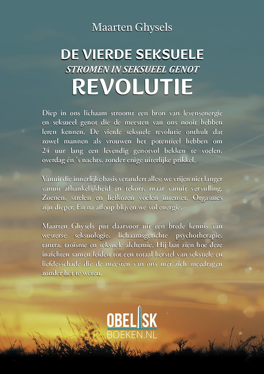 De vierde seksuele revolutie van Maarten Ghysels, achterkant