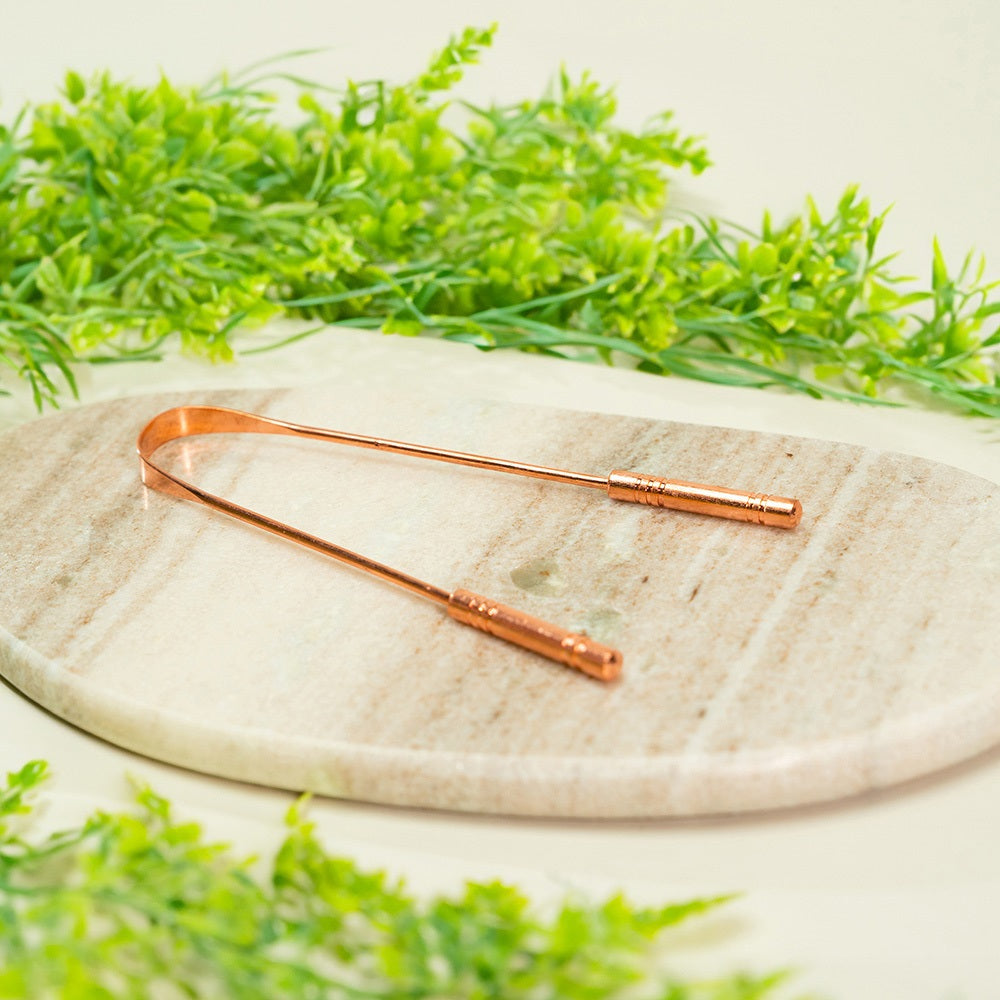 Koperen tongschraper van CopperWear – ayurvedische mondverzorging