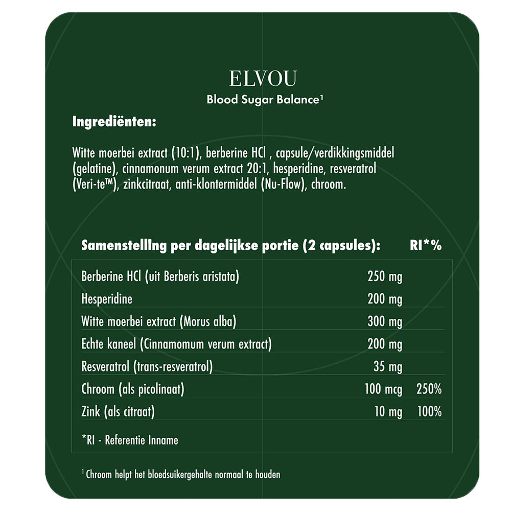Elvou - Bloodsugar balance Formula