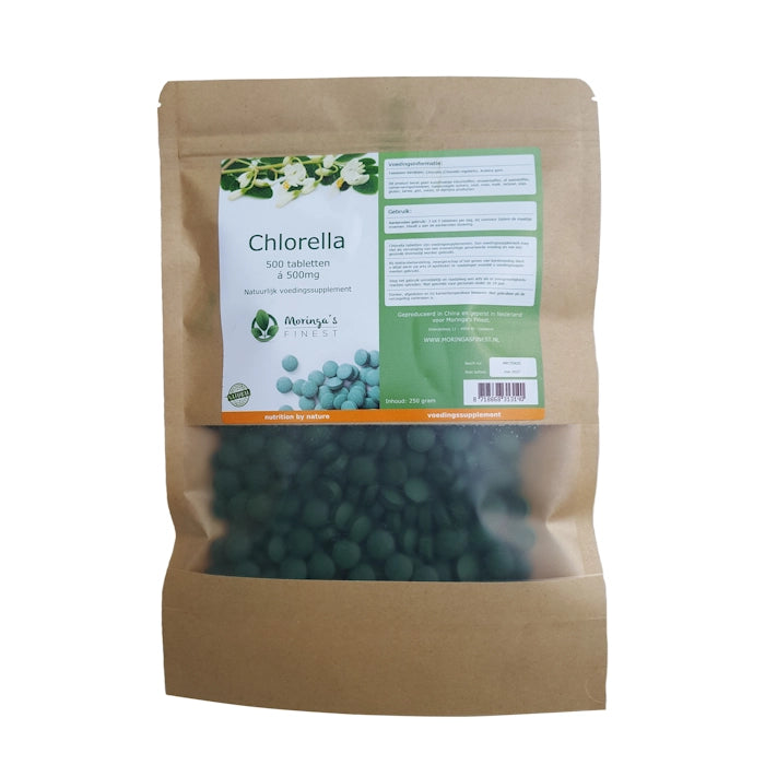 Moringa’s Finest - Chlorella tabletten 500 mg