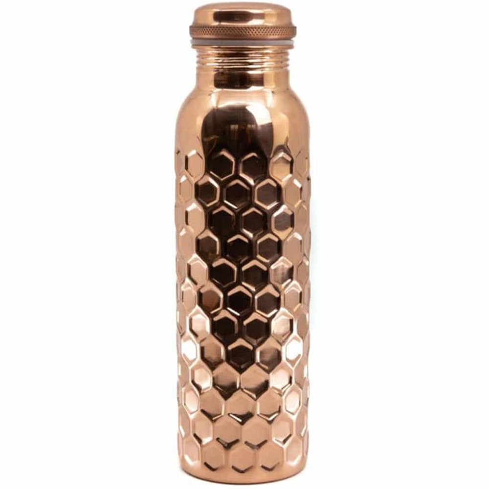 Koperen Waterfles Honingraad – 900 ml