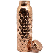 Koperen Waterfles Honingraad – 900 ml