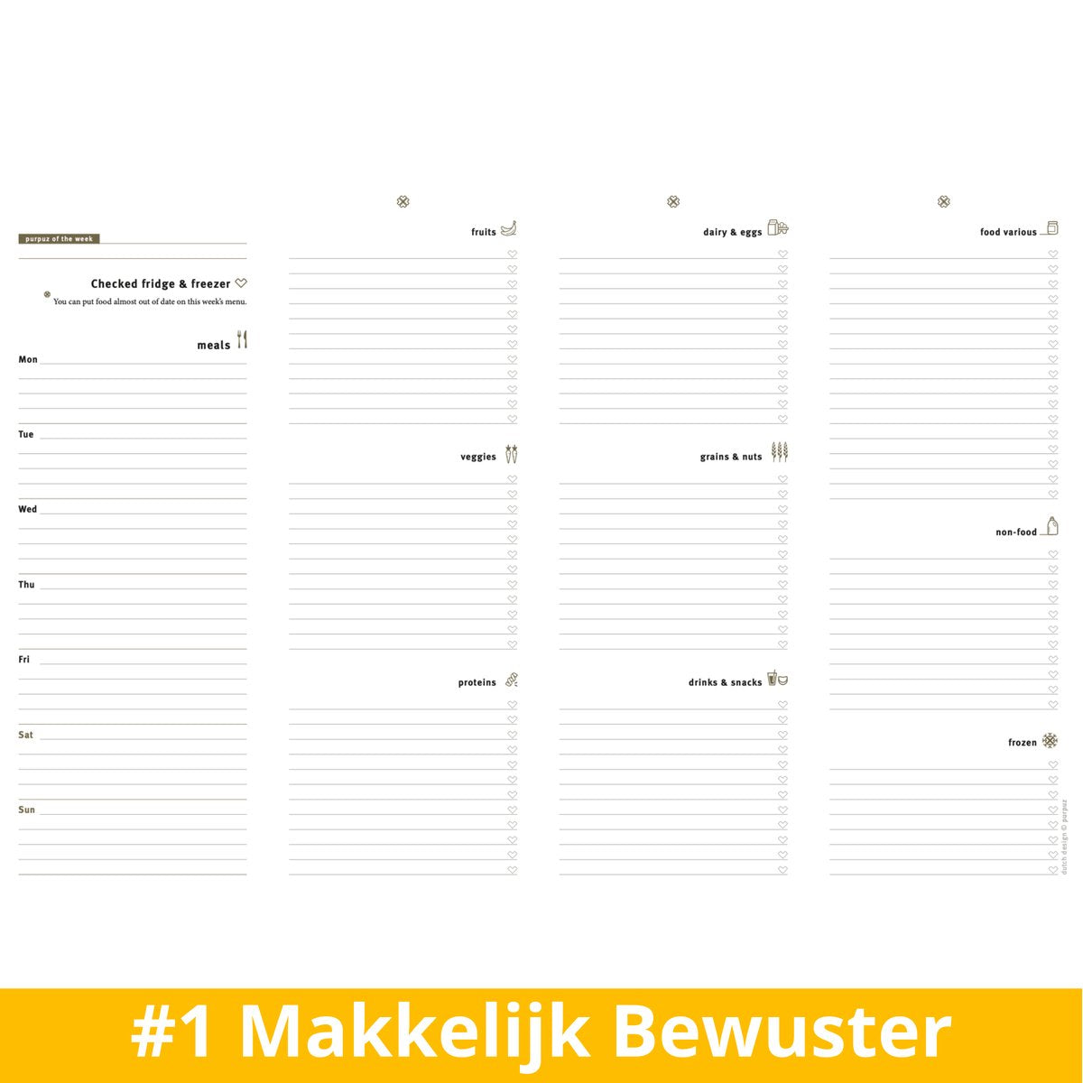 Purpuz Maaltijdplanner