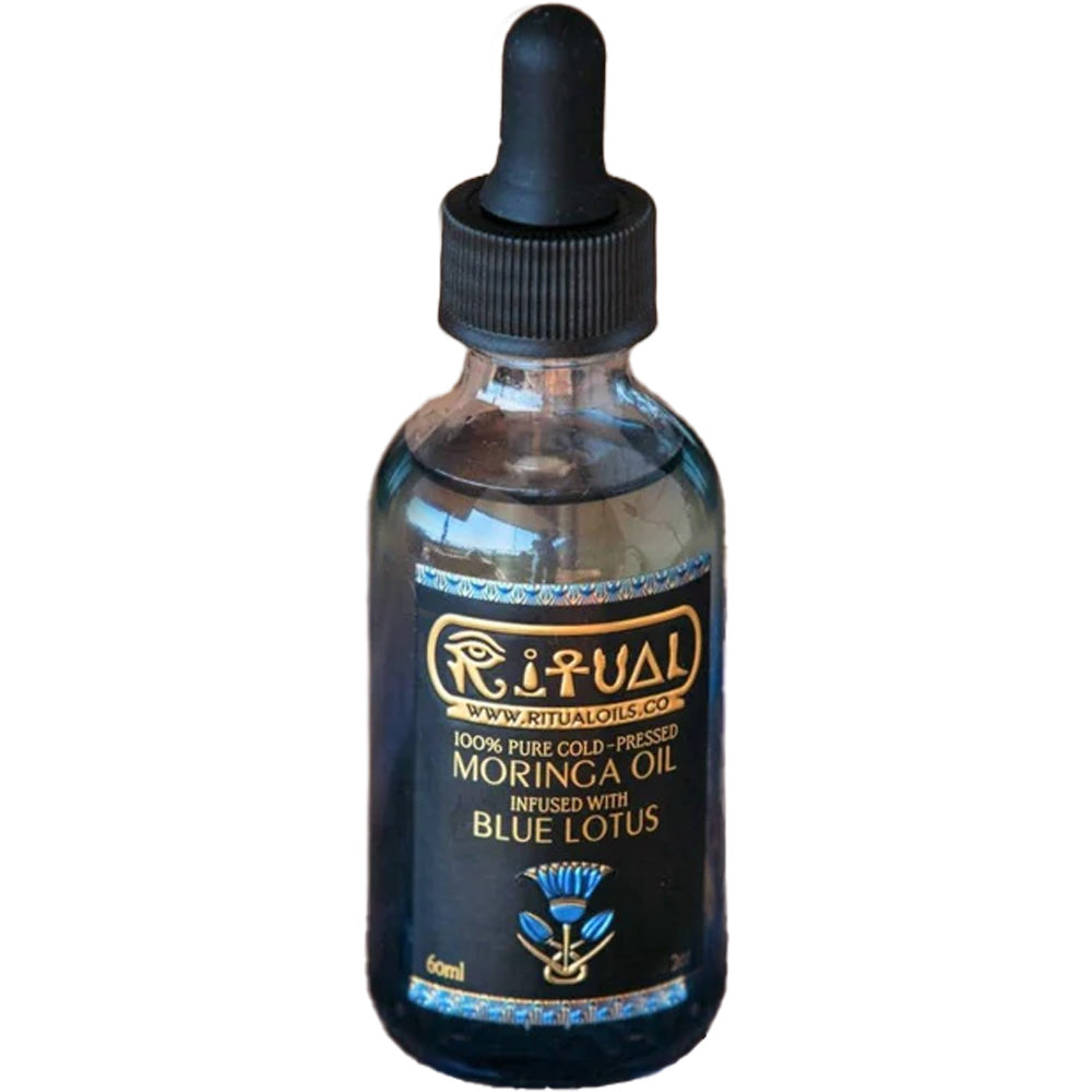 Ritual Oils - 100% koudgeperste Moringa Olie met blauwe Lotus