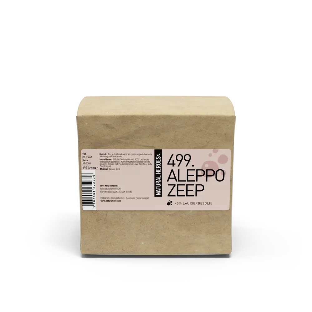 Natural Heroes - Aleppo Zeep (40% Laurierbesolie)
