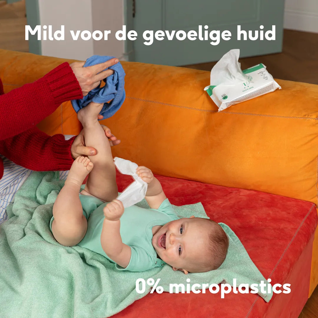Naïf Plasticvrije Billendoekjes Baby & Kids 8-Pack (432 Doekjes)