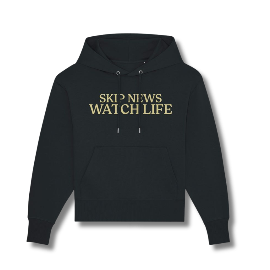 Hoodie - Skip News Watch Life
