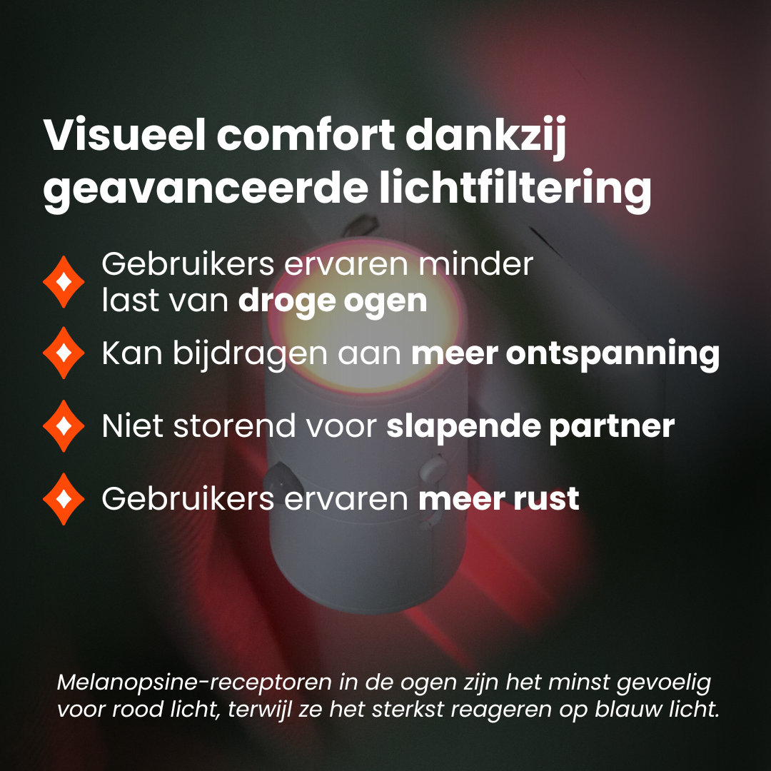 Alina - Rood licht Sensorlamp