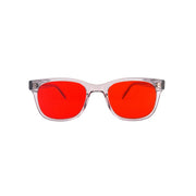 Premium blauwlicht bril 'Shape Of You' Sleep 550™ lens (Transparant Grijs)