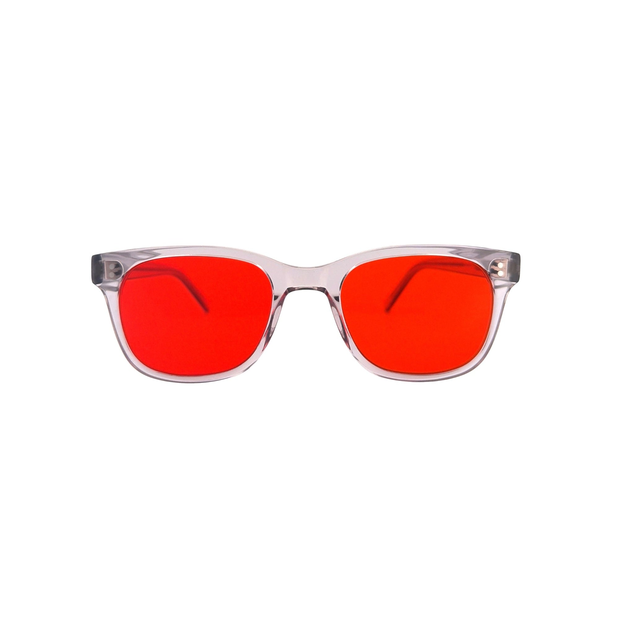 Premium blauwlicht bril 'Shape Of You' Sleep 550™ lens (Transparant Grijs)