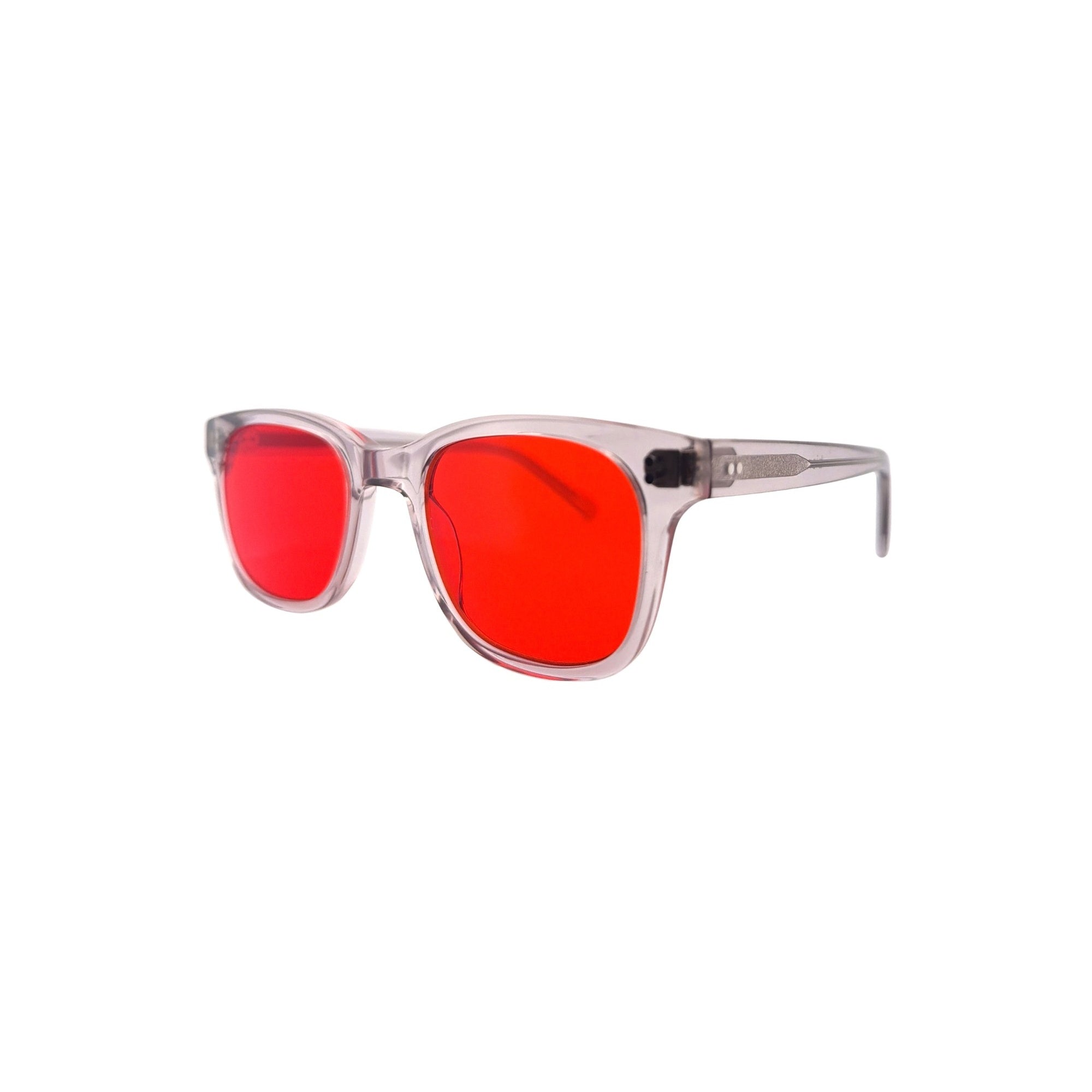 Premium blauwlicht bril 'Shape Of You' Sleep 550™ lens (Transparant Grijs)
