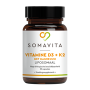 Liposomale Vitamine D3 + K2 met Magnesium (30 caps)