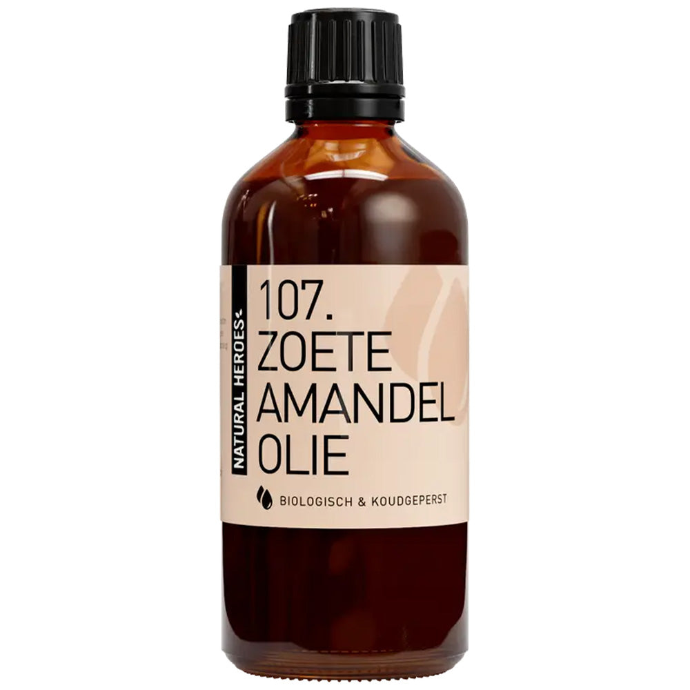 Natural Heroes - Zoete Amandelolie (Biologisch & koudgeperst)