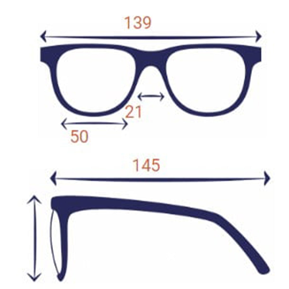 Blauwlicht bril 'Shape Of You'