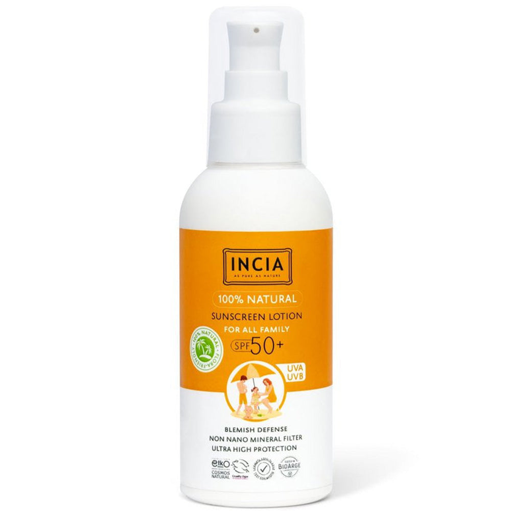 INCIA Natuurlijke Zonnebrandcrème (fles)