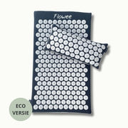 Flowee ECO Spijkermat met kussen Shakti - Wit