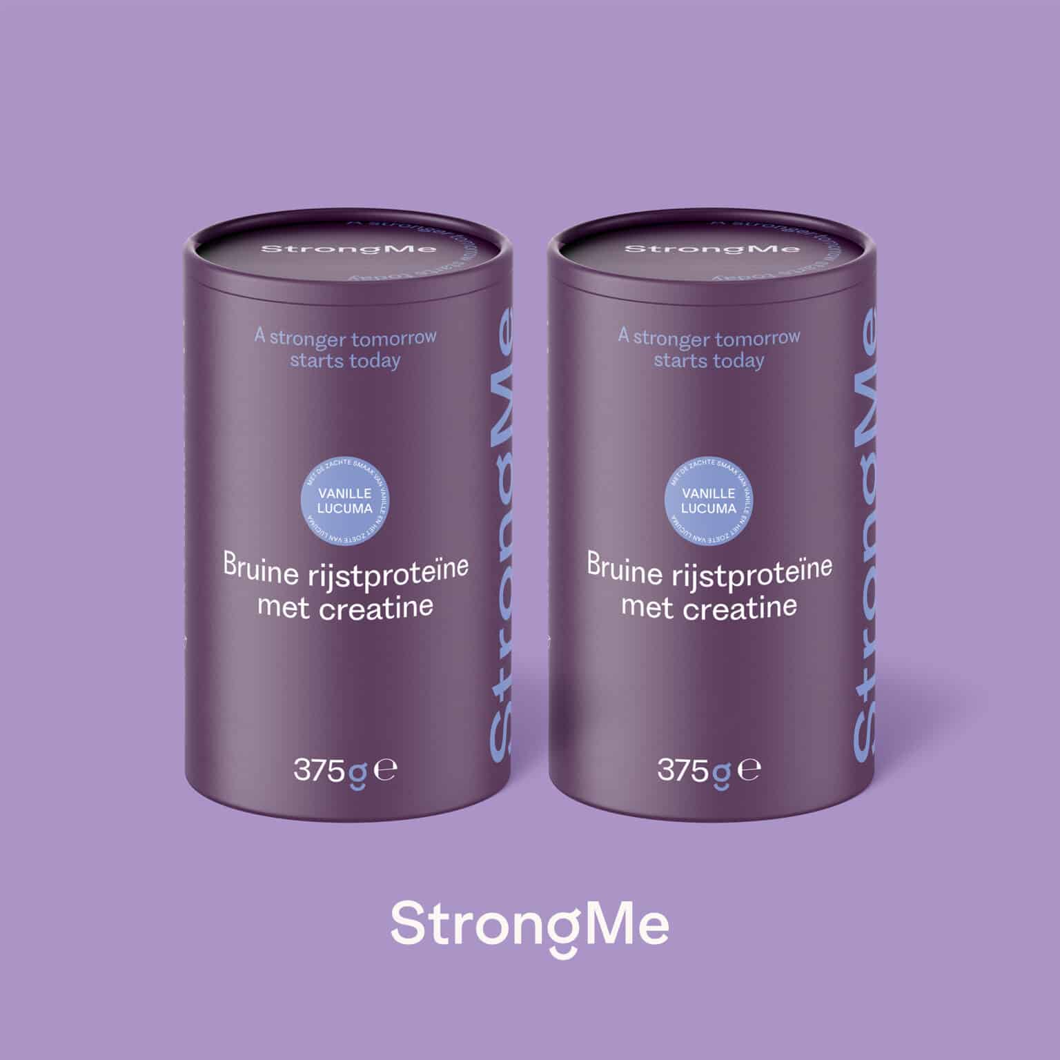 StrongMe - Bruine rijstproteïne met creatine